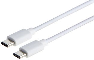 PSG91490 - USB 2.0 Type-C to USB Type-C Cable, 1m White