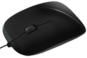 X202 - Wired Optical Mouse, Black