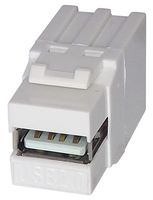 KCUAA2WH - USB 2.0 A Female to A Female Keystone Coupler, White