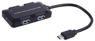C-TC-2IN1-USB3HUB - 2-in-1 USB-C 4 Port USB 3.0 Hub
