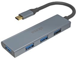AK-CBCA25-18BK - USB-C 4 Port USB 3.0 Hub, 4x USB-A