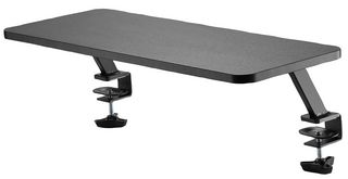 MNRISERCLMP - 25.6" Wide Monitor Riser, Desk Mountable, Black