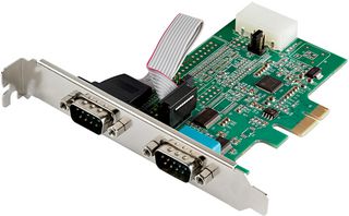 PEX2S953 - 2 Port RS232 Serial PCI-Ex Adaptor Card with 16950 UART, Full Size Bracket