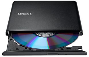 ES1 - 8x Ultra Slim External DVD Writer, Black
