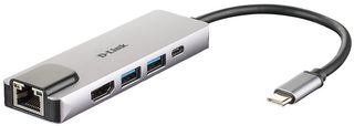 DUB-M520 - USB-C Multiport Hub with HDMI & Gigabit Ethernet, 2x USB-A USB-C HDMI LAN