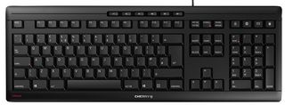 JK-8500GB-2 - CHERRY STREAM Keyboard Corded Keyboard, Black