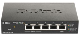 DGS-1100-5PDV2 - 5 Port Gigabit PoE-Powered Smart Managed Desktop Switch