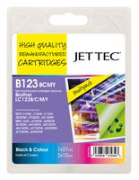 101B012321 - B123B/C/M/Y Remanufactured Ink Cartridges, Multipack - Replaces Brother LC123BCMY