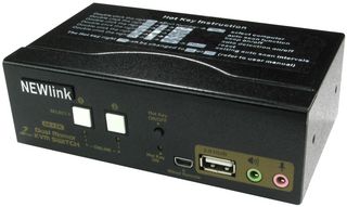 NLKVMHDMI-22DBL - 2 Port Dual Screen 4K HDMI KVM Switch