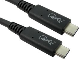 USB4-4080 - USB-C Plug to USB-C Plug Certified USB4 40Gbps Lead, 0.8m Bulk