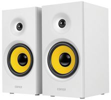 R1080BT-WHITE - R1080BT Active 2.0 Bookshelf Multimedia Speaker System with Bluetooth, White