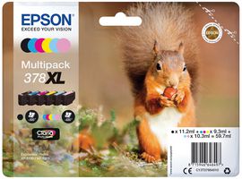 C13T37984010 - T3798 378XL High Capacity Original Ink Cartridge, 6 Colour Multipack