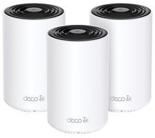 DECO XE75 PRO(3-PACK) - Deco AXE5400 WiFi 6E Tri-Band Whole Home Mesh Wireless System with WPA3 & 2.5GbE, Triple Pack