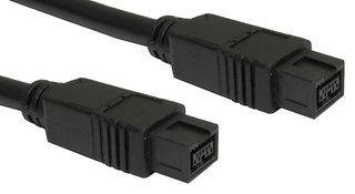PSG91931 - FireWire 800Mbps (IEEE 1394b) 9 Pin Male to 9 Pin Male Lead, 2m Black