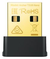 ARCHER T2UB NANO - AC600 Nano WiFi & Bluetooth USB Adaptor, WPA3