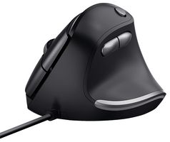 24635 - Bayo Vertical Ergonomic USB Mouse, Black