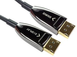 NLDP-AOC025 - DisplayPort 1.4 AOC Active Optical Lead, 25m Black