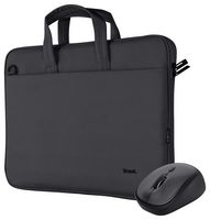 24988 - Bologna Eco 16" Laptop Bag & Mouse Set, Black