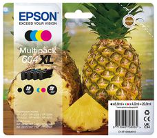 C13T10H64010 - 604XL High Capacity Original Ink Cartridge, 4 Colour Multipack
