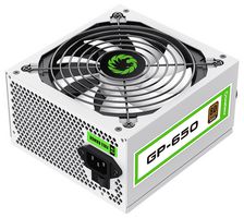 GP-650-WHT - GP-Series 650W White PSU, 80+ Bronze