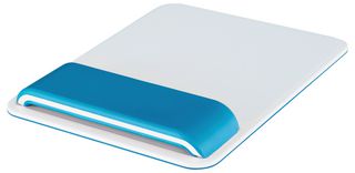 65170036 - Ergo WOW Mouse Mat with Adjustable Wrist Rest, Blue / White