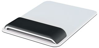 Ergo WOW Mouse Mat with Adjustable Wrist Rest, Black / White