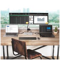 129UE-USBC-KVM-DOCK - 2 Port USB-C 4K 60Hz DisplayPort Dual Display KVM Switch & Docking Station