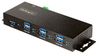 5G7AINDRM-USB-A-HUB - 7 Port Managed Industrial USB 3.2 Gen 1 Hub with Surge & ESD Protection, USB-A to 4x USB-A