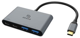 AK-CBCA31-18BK - USB-C 4-in-1 USB 3.2 Gen 2 10Gbps Hub, USB-C to 2x USB-A & 2x USB-C