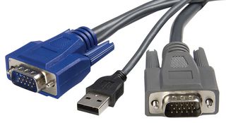 SVUSBVGA6 - Ultra Thin 2-in-1 USB & VGA KVM Cable, 1.8m