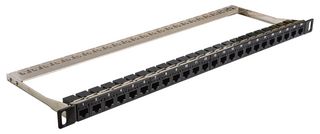 SFACK24-0.5 - 24 Port 0.5U Cat6 Keystone Coupler Panel