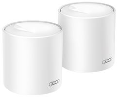 DECO X10(2-PACK) - Deco AX1500 WiFi 6 Whole Home Mesh Wireless System, Twin Pack