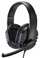 HS7260B - On-Ear Stereo Gaming Headset, Black / Blue