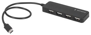 UHB-CM-U2P4-01 - USB-C 4 Port Hub, USB-C to 4x USB-A