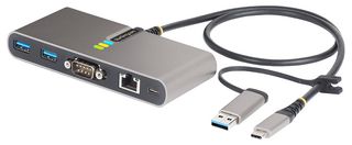 5G2A1SGBB-USB-C-HUB - USB-C Multiport Hub with RS232 Serial (FTDI) & 100W PD