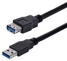 USB3SEXT2MBK - USB-A Plug to USB-A Socket USB 3.0 Extension Lead, 2m