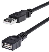 USBEXTAA6BK - USB A Male to USB A Female USB 2.0 Extension Lead, 1.8m