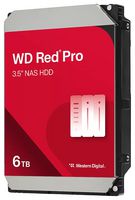 WD6005FFBX - WD Red Pro 3.5" HDD SATA 6Gbps NAS Hard Drive, 6TB