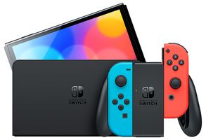 0045496453466 - Nintendo Switch Console OLED Model, Neon Blue / Neon Red