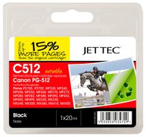 101C051201 - C512 Remanufactured Canon Cartridge, Black - Replaces Canon PG-512
