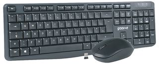 GVPC14BK - Wireless USB Keyboard and Mouse Deskset, Black