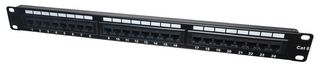 Contractor Grade 24 Port Cat6 RJ45 Patch Panel