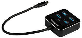 HB31C4AB - 4 Port USB 3.2 Gen 2 10Gbps Aluminium Hub, USB-C to 4x USB-A