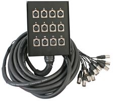 PLS00331 - 12 Way XLR Multicore Stage Box, 30m