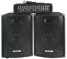 PULSE PA System with Mixer Amplifier, 2x 75W RMS