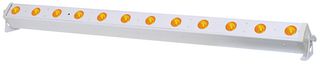LEDJ67C - Slimline 12Q5 Batten 12 x 5W RGBA LED Bar, White