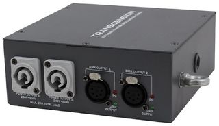 HS2 HYBRID - 2 Way Hybrid PowerCON DMX Splitter