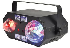 TETRA - Tetra 4-in-1 Multi-Effect Light, Moonflower / Ripple Projector, Laser & UV Strobe