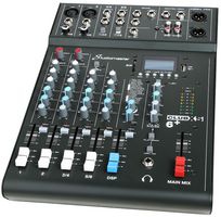 CLUBXS6+ - 6 Channel Mixing Desk with DSP and USB/SD