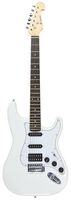 CAL64-VW - Electric Guitar with H-S-S Pickups, Vintage White